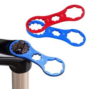 SR Suntour XCR/XCT/XCM/RST MTB 자전거 프론트 포크 캡 렌치 Rockshox 분해 도구 용 알루미늄 수리