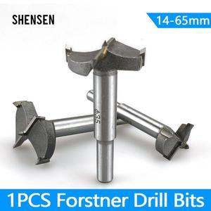 1개 14-65mm Forstner 드릴 비트 셀프 센터링 직경 톱 커터 탄소강 텅스텐 카바이드 목재 목공 도구