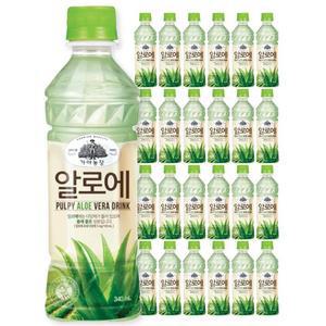 [웅진식품] 가야농장 알로에 주스 340ml 24pet