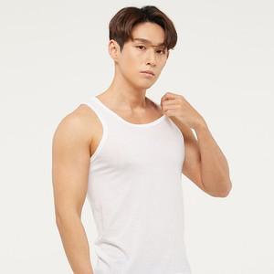 남성 에어로쿨 기능성 얇은 민소매 나시 런닝 JHMRXW51