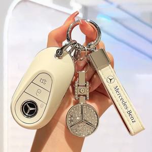 패션 TPU 자동차 스마트 키 케이스 커버 셸 Fob 메르세데스 벤츠 C E S 클래스 GLC W206 W223 W214 E300 C2