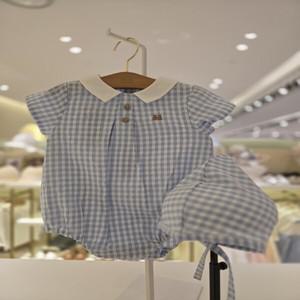 (밍크뮤) 25여름(MN)아미에체크SET바디슈트(모자세트) (35970676011)