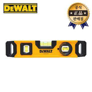 [디월트] 자석 수평 DWHT43003 225mm 수직 측정 토피도 알루미늄 박스빔 고무핸들