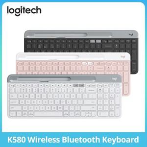 로지텍 호환 K580 무선 키보드, PC, 태블릿, 노트북, 아이패드, 사무실 컴퓨터용, 휴대용 얇은 멀티 장치,