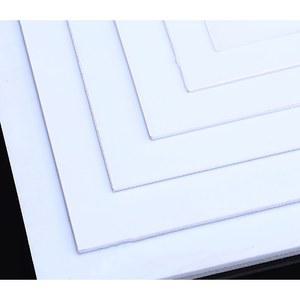아크릴판 ABS 플라스틱 보드 모델 시트 DIY 부품 액세서리용 흰색 소재 두께 1mm 5mm 2mm 3mm
