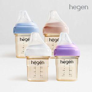 [보리보리/헤겐]헤겐 컬러젖병 PPSU 150ml 쿼드라팩(4P) (1단계 젖꼭지 포함)