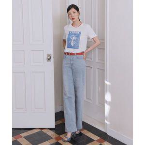 더엣지 THEATG 서현 ON 25SS 에어리 경량 와이드 데님 758059