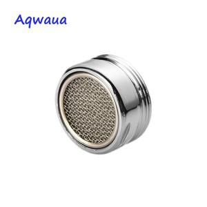 Aqwaua 욕실 수도꼭지 통풍기, 20mm 수 스레드 탭, SUS304 스테인리스강 풀 플로우 스파우트 버블러 필터,