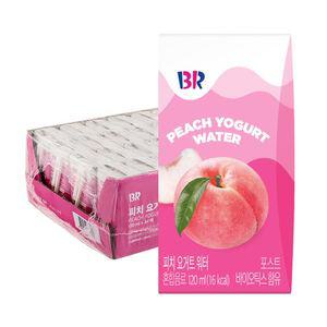 배스킨라빈스 피치요거트 과즙 워터 120mlX24