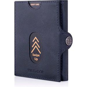 TRUSADOR 트루사도르 발렌시아 남녀공용 가죽 지갑 소형 컴팩트 프론트 포켓 RFID