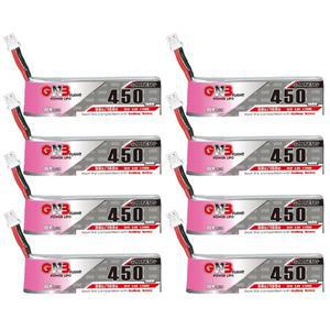 레이싱 드론 Tiny7 Beta75S Emax Tinyhawk Snapper7 쿼드콥터용 GNB 1S 3.8V 450mAh 80C160C LiPo 배터리