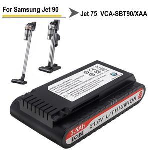 진공 청소기 교체용 리튬 이온 배터리  삼성호환 제트 90 75 애완 동워터 무선 스틱 VCA-SBT90 XAA  21.6V