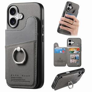 Funda 용 손가락 링 지갑 케이스 Samsung Galaxy Buddy 3 2 Quantum5 4 Wide6 5 Jump3 5G RFID 차단 카드