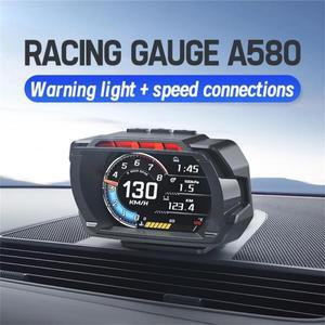 헤드업디스플레이 호환 차량용HUD 자동차HUD A580 OBD2 자동차 헤드 업 디스플레이 HUD 스마트 물 및 오일