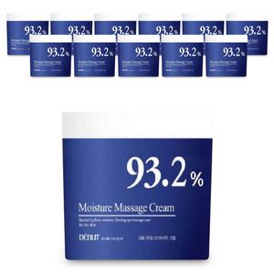 데뷰 93.2% 모이스처 마사지크림 500ml x 12개 대용량 마사지 클렌징 크림