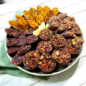 거성왕순대 국내산 소창 찰 매운 야채 김치 고기 대창 모듬 순대1kg