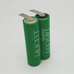 FDK 트와이셀 2.4V AA 2450mAh 니켈수소 Ni-MH 단자타입 면도기 이발기 바리깡 배터리 클리퍼 충전지 리필