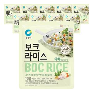 청정원 보크라이스 야채, 24g, 10개