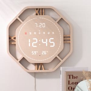 플라이토 와이파이 로마 터닝 인테리어 LED 벽시계 40cm / 구매평 이벤트