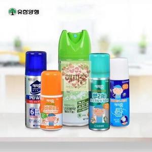 뿌리는모기약 유한양행 모기퇴치제 해피홈 아웃도어 진드기 바르는모기약 기피제 모기