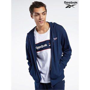 [하프클럽/리복]Reebok 남여공용 네이비 클래식 F 벡터 후드집업 REJU1E003N2