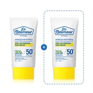 [하나더] 닥터벨머 UV더마 징크100 무기자차 선크림 50ml