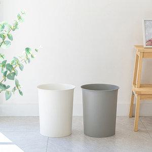 심플 원형 오픈 휴지통 쓰레기통 20L