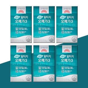 고려은단 식물성 알티지 오메가3 rTG 668mg x 30캡슐 x 6박스