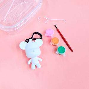 베어 키링 만들기 DIY 물감 세트 워크샵 미술 놀이 푸어링 곰돌이 아트 구디백 선물