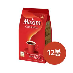 동서식품 맥심 오리지날 커피 500g x 12개