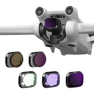 Mecoright DJI 미니 3 프로 4 UAV 필터 세트 CPL ND8/64/1000 NDPL 나이트 키트 편광 카메라 렌즈 드론 액