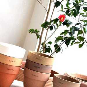 PAM 팽이 D15 15x13cm 랜덤컬러 D15 + 받침R14 인테리어화분 심플팽이화분 컬러화분