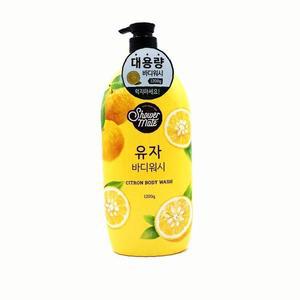 [XBK178LN]바디워시 샤워메이트 유자 1200g 목욕용품