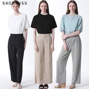 [쉬즈미스]SHESMISS)] 원턱 린넨 팬츠 (택가격 178000원)