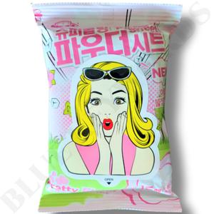 (1+1) 보송보송 슈퍼쿨링파우더시트 포근한 플라워향 프리티 플로럴 15매 여름 땀 관리 티슈