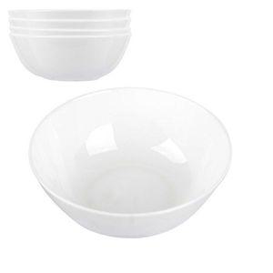 [기타]유백색 ULYQOOND 도자제 대접 4p BPA Free