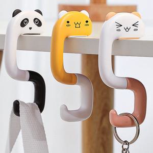 논슬립 귀여운 휴대용가방 모자걸이 캐릭터거치대 책상 테이블고리