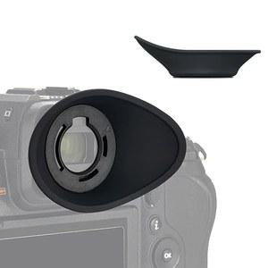 [업데이트 버전] Z9 Z8 Zf 아이컵 아이피스, 니콘 Zf용 카메라 뷰파인더 아이컵, 소프트 실리콘 360 회전 익스텐션 타원형 디자인, DK-33 교체