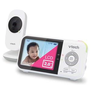 VTECH VM819 베이비 모니터(카메라 및 오디오 포함), 2.8 U201D 화면 휴대용 카메라, 나이트 비전, 양방향 오디오, 온도 센서 자장가, 안전한 전송, WIFI 없음, 아기에게 이상적임 /노인용 /펫