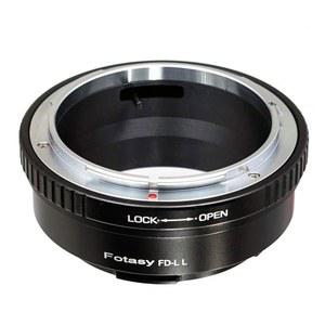 Fotasy FD 마운트 렌즈 대 L 어댑터, 구리, 어댑터 마운트, L, 파나소닉 S1H S1R S4 S5 라이카 SL 2 TL T 시그마 fp 미러리스 카메라와 호환됨