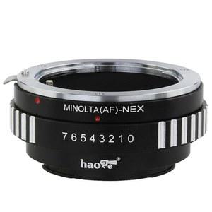 소니 호환 알파 A형 미놀타 MAF AF 마운트 렌즈용 HAOGE 렌즈 어댑터 E NEX 카메라에 A3000 A3500 A5000 A5100 A6400 A6500 A7R A7II A7III A7SII A9 VG30 FS7