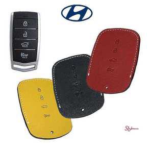 제네시스 가죽 G80 4버튼 키케이스tuv200