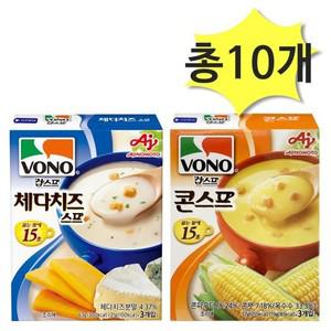 보노 컵스프 체다치즈스프63 콘스프57g x 각5개 총10개