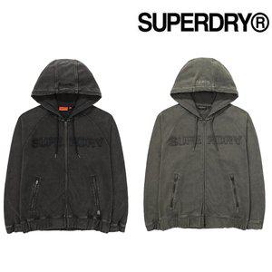 SUPERDRY 오버핏 가먼트 워싱 투웨이 후드집업(SDMHUDO01) 95081