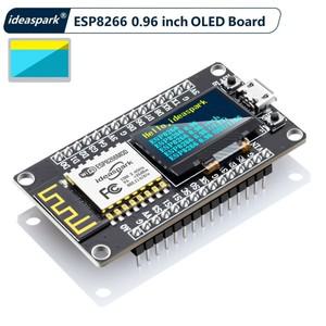 NodeMCU 아두이노 및 마이크로파이썬 ESP8266 용 개발 보드, 0.96 인치 OLED 디스플레이, CH-340,ESP-12E