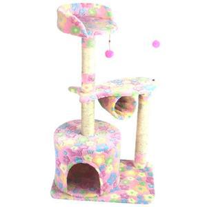[JHQSW5BH_52CM]M22 캣타워 핑크 스크래쳐 고양이