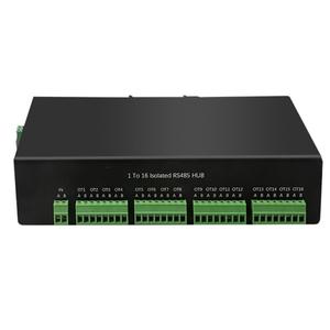 L43D 산업용 직렬 서버 게이트웨이 양방향 RS-485 1 In 16용 RS485 허브 절연