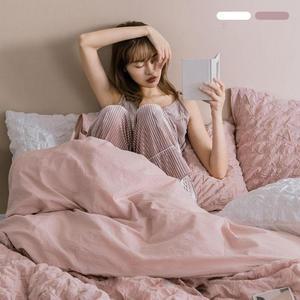 키밍 이불커버세트 시어서커 침대 시트 사계절 4PS
