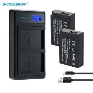 COOLSHOW 카메라 배터리 충전기 LP-E17 LP E17 EOS 77D 750D 760D 200D 800D 8000D Rebel T6i T7i T6s Kiss