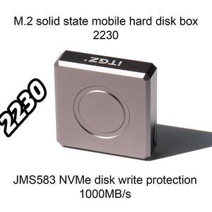 2230 케이스 Nvme M2 노트북 PC NVMe SSD 외장 1000 MB/S 쓰기 읽기 속도 알루미늄 합금 금속 질감 AC/CC
